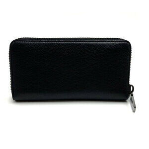 Christian Louboutin Long Wallet Round Leather Black